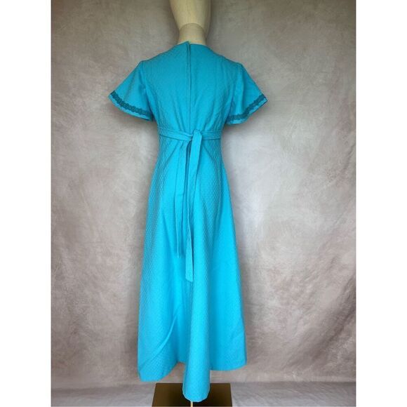 Vintage Mod 1960s Maxi Dress - Picture 4 of 7